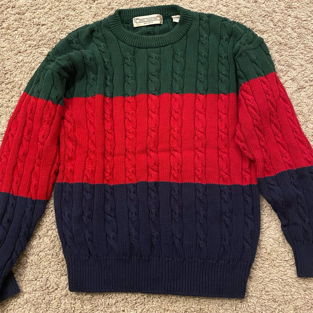 Knit winter sweater